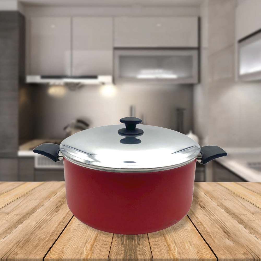 Nouval Red Casserole - Different Sizes Available - Lunaz Shop