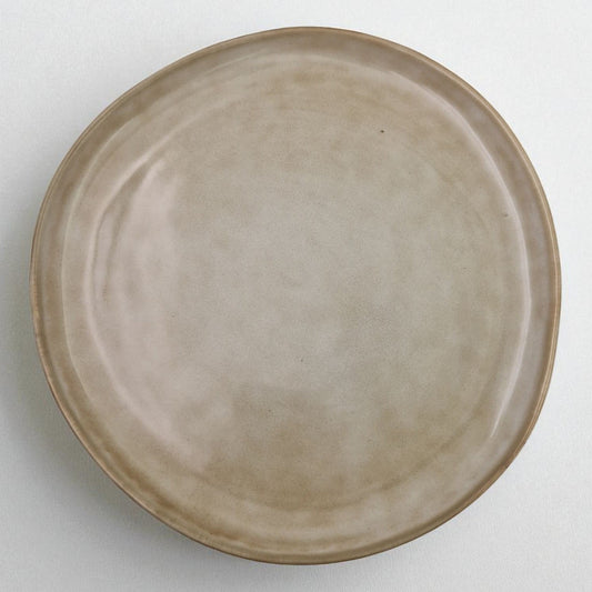 Dosthoff Marble Beige Irregular Shape Dinner Plate 27 cm