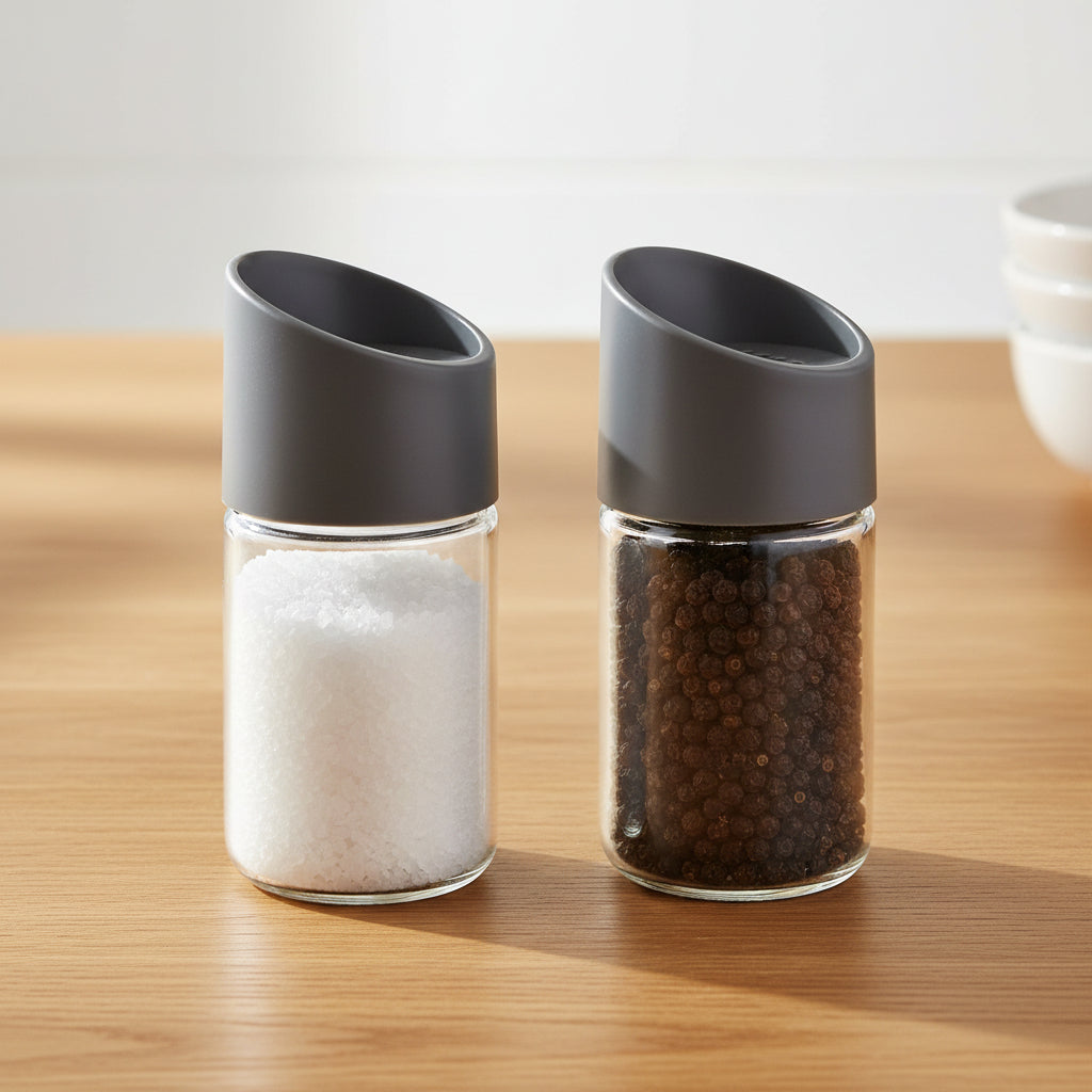 70 ml Glass Salt Shaker with modern Design