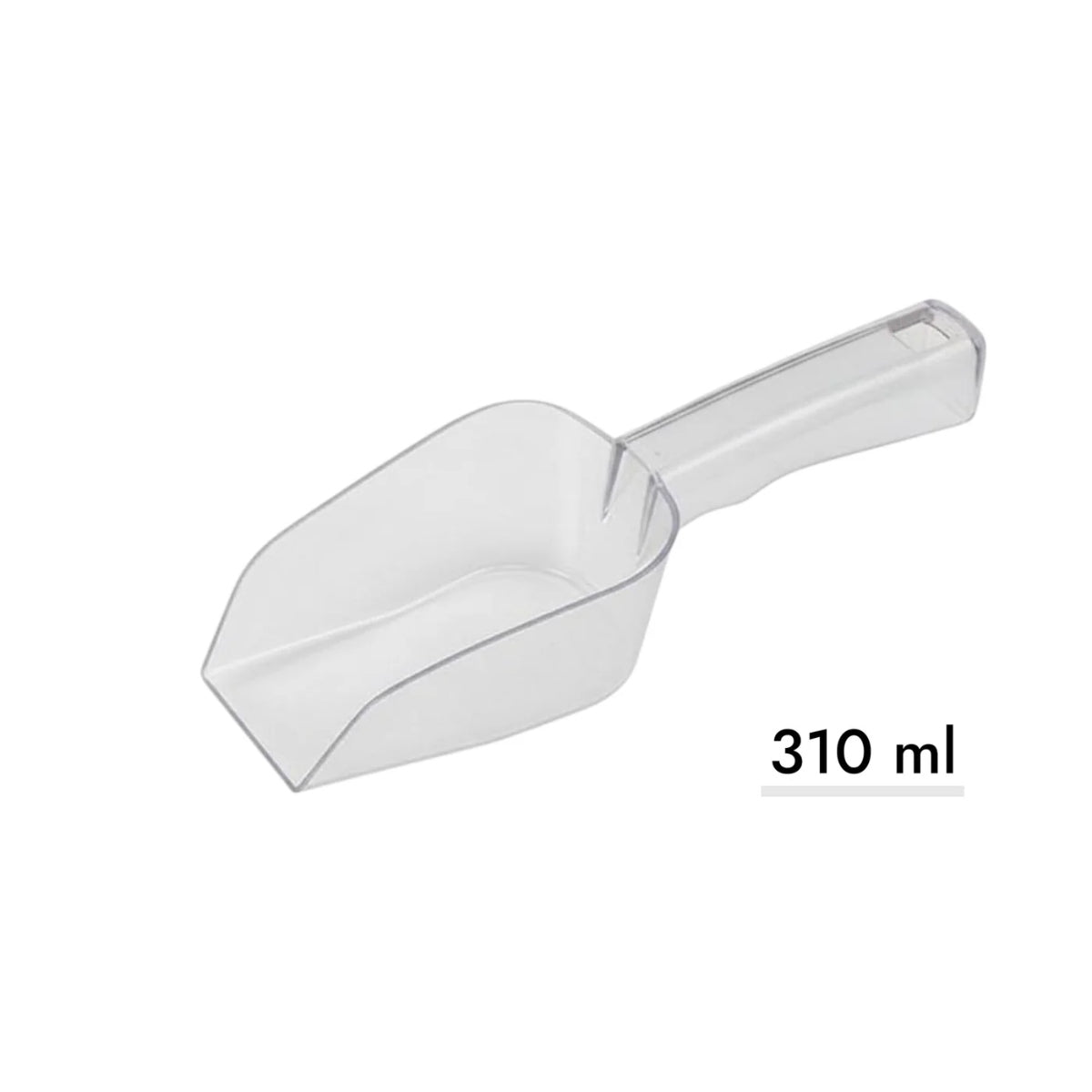 Polycarbonate Square Scoop Medium 26 cm - 310 ml