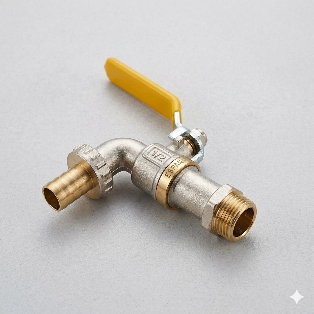 1/2" Espania Outdoor Garden Faucet Valve