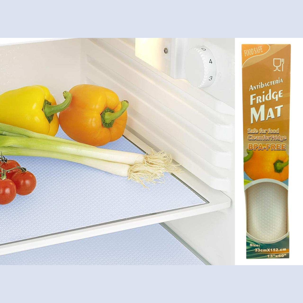 Antibacterial Transparent Fridge Mat 33 x 152 cm