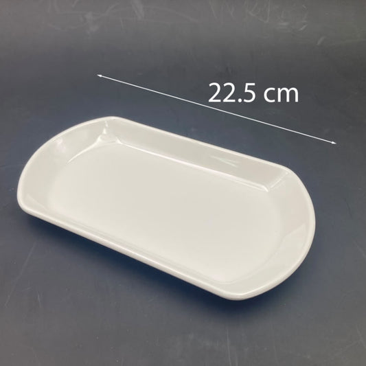 Melamine Oval Plate 22.5 cm