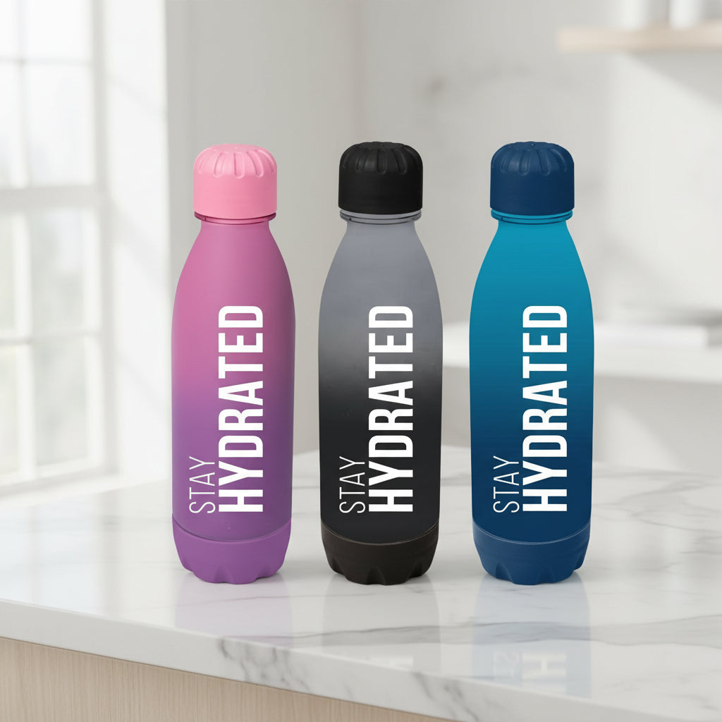 550 ml Stay Hydrated Unbreakable Plastic Water Bottle