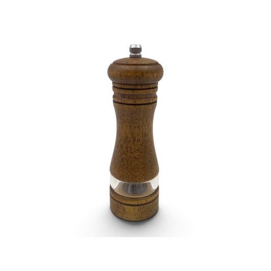 Rubber Wood Vintage Color Pepper Mill 15 cm
