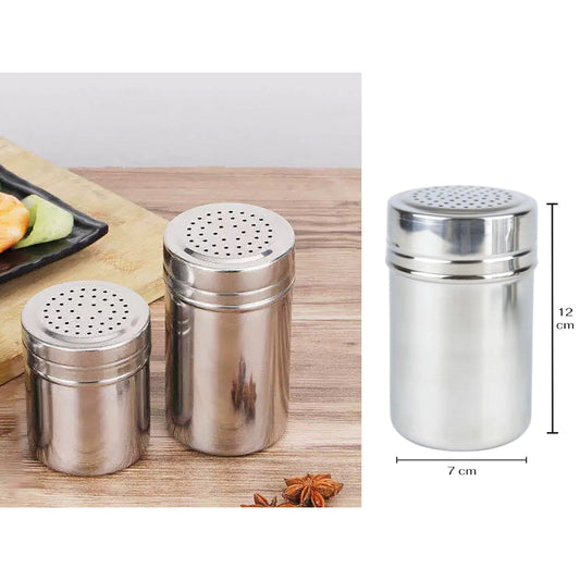 Stainless Steel Professional Salt and Pepper Shaker 12 c