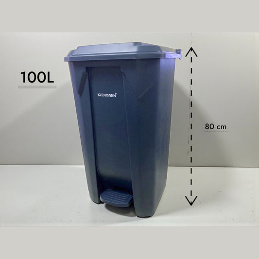 Heavy Duty Plastic Pedal Dustbin 100L
