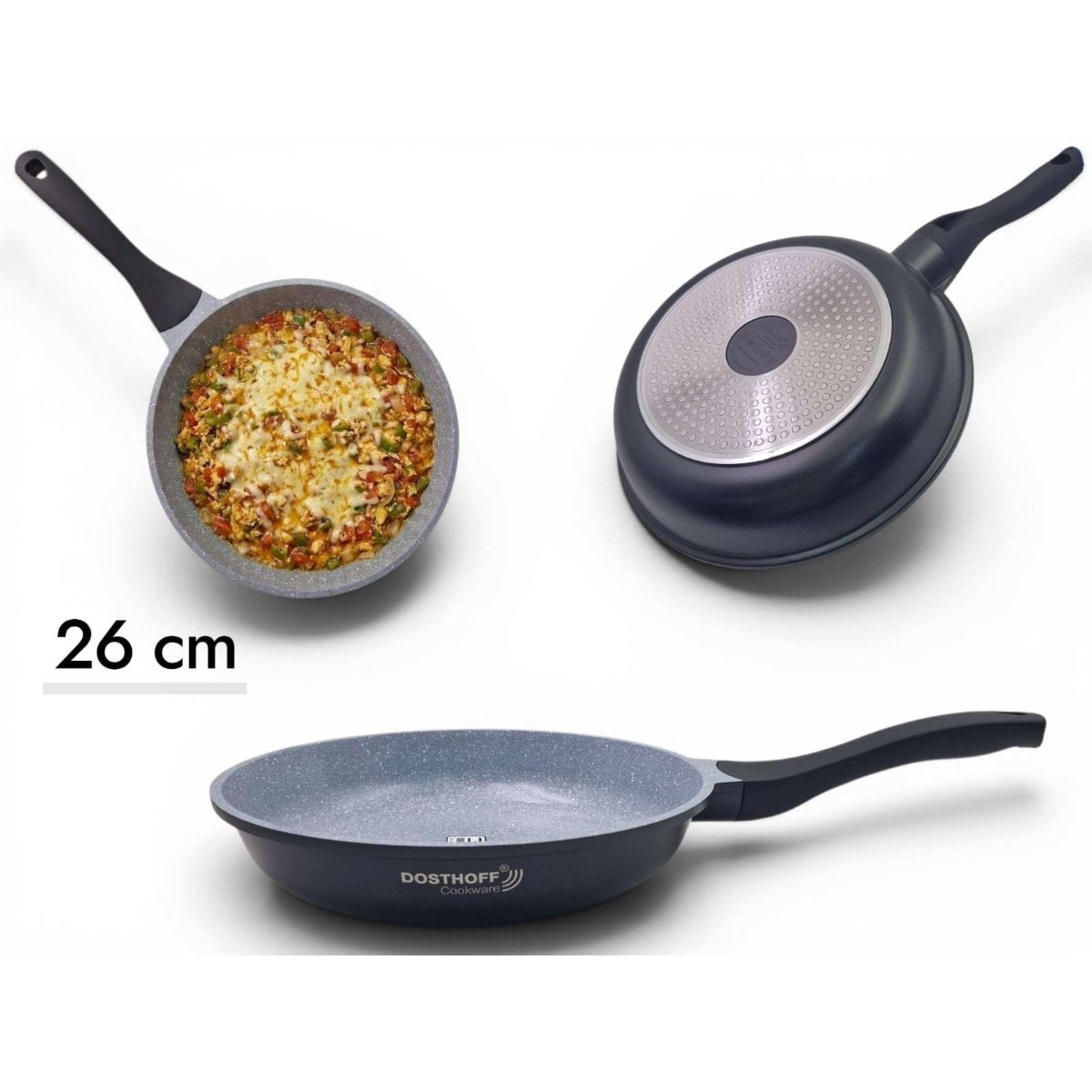 DOSTHOFF INDUCTION MASTER FRYING PAN BLACK 26 CM