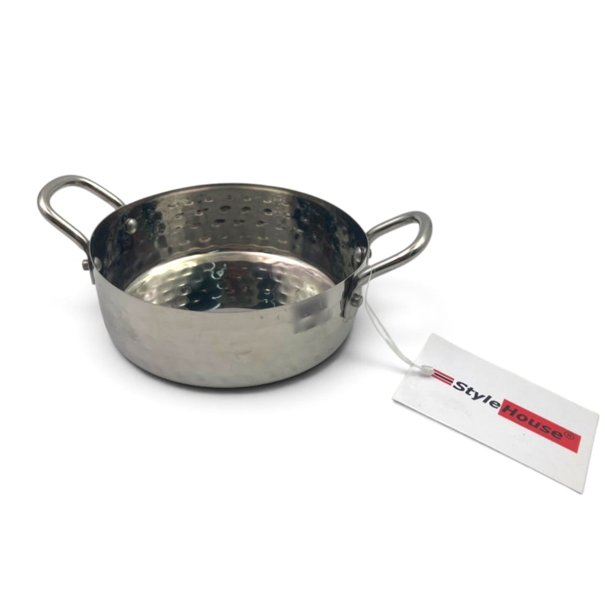 Stainless Steel Round Plate 12x4 cm