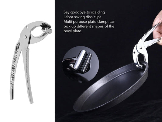 High Quality Zinc Alloy Oven Clip with Silicone Grip Hea