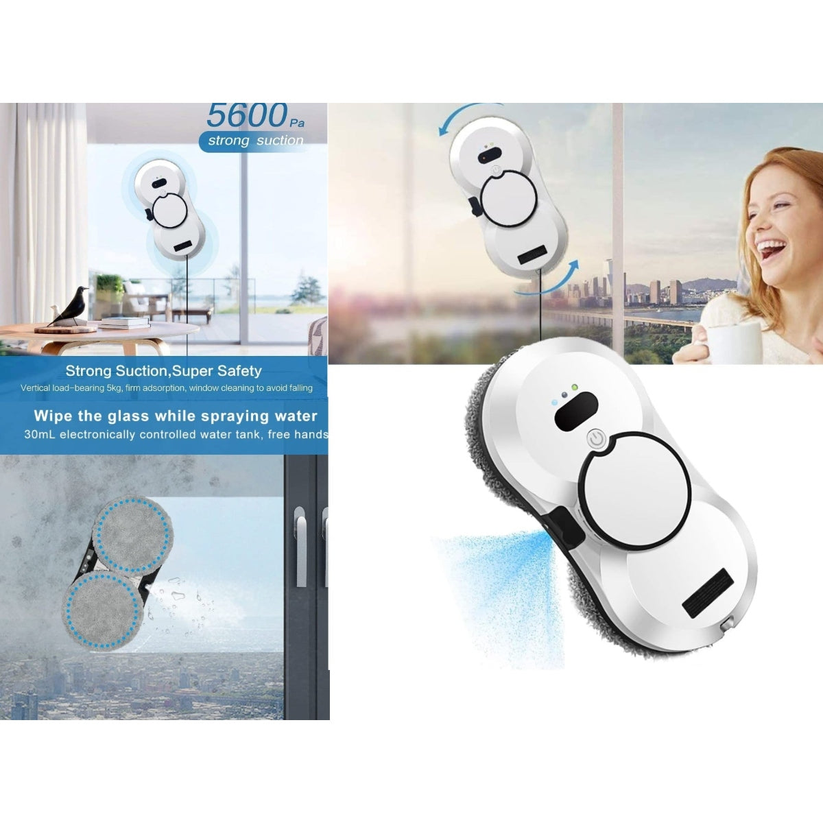 Glass Cleaning Robotic Window Cleaner