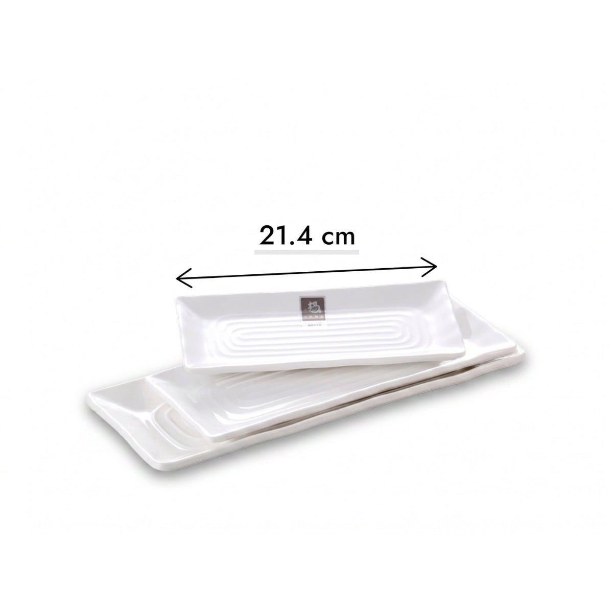 Small Rectangular melamine plate 21.4 cm