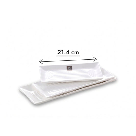 Small Rectangular melamine plate 21.4 cm
