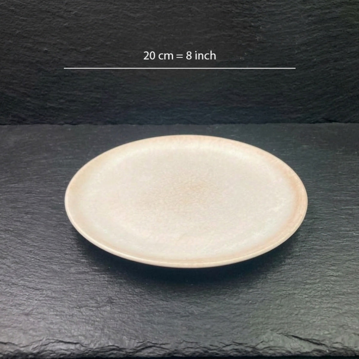 Beige Marble Melamine Dessert Plate 8 inch X6