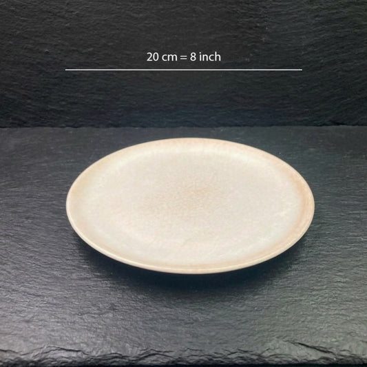 Beige Marble Melamine Dessert Plate 8 inch X6