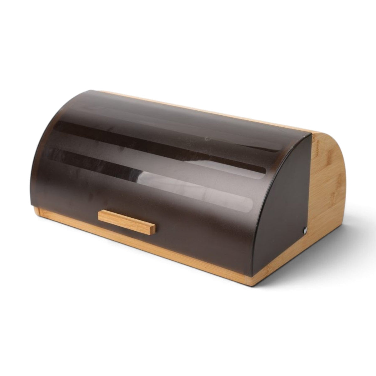Large Bamboo Bread Box with ABS Plastic Cover