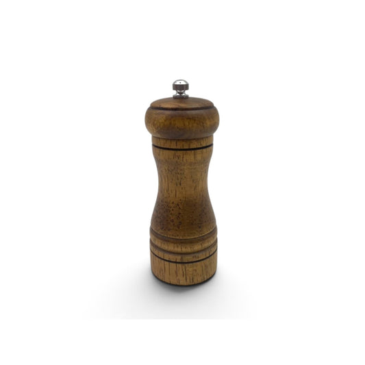 Rubber Wood Vintage Color Pepper Mill 12.7 cm