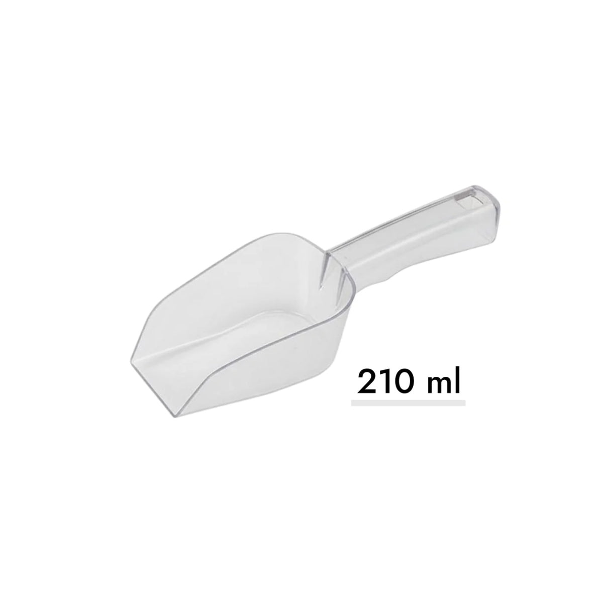 Polycarbonate Square Scoop Small 24 cm - 210 ml