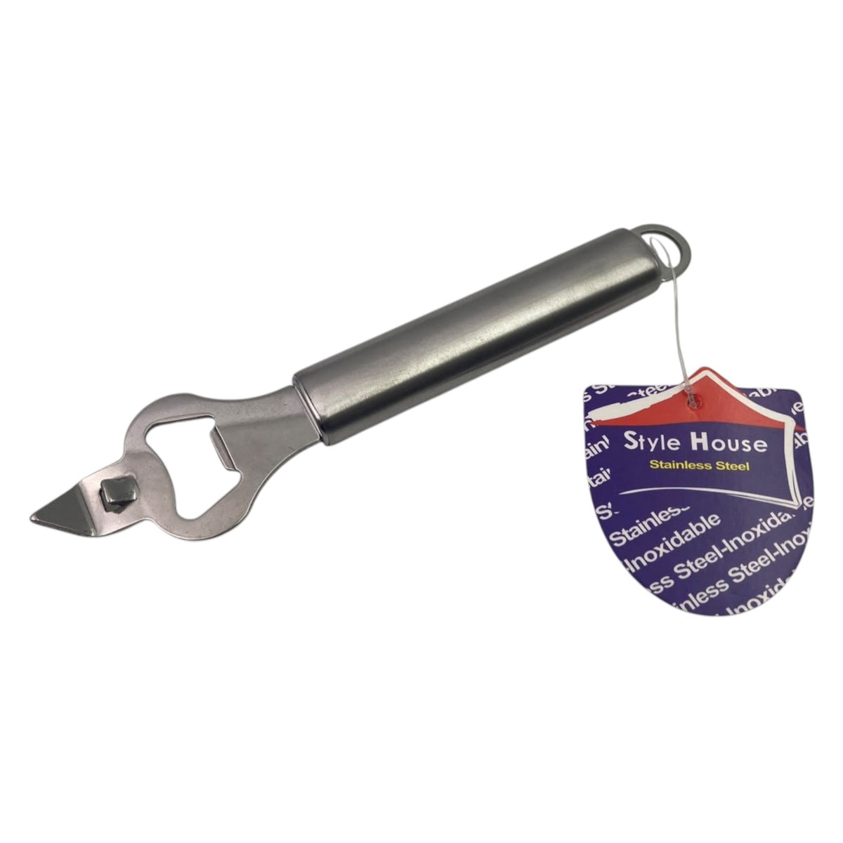 Stainless Steel Bottle Opener with Piercing tip