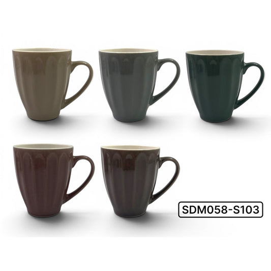 Porcelain Mug with Glossy Finish Casablanca Design