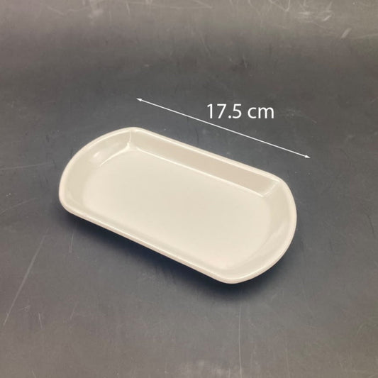 Melamine Oval Plate 17.5 cm