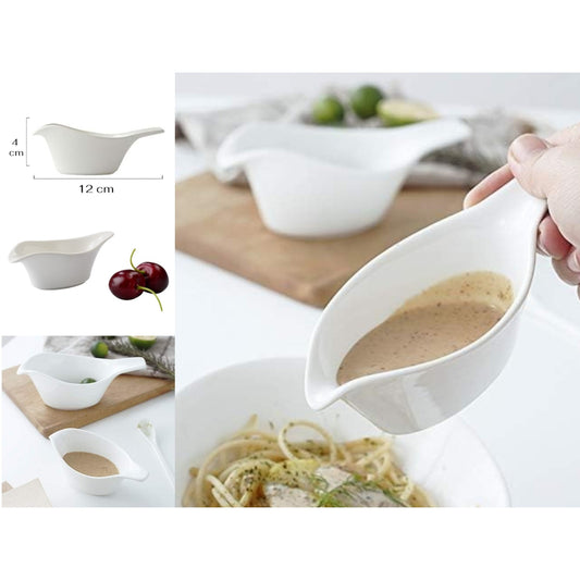 Mini Porcelain Bird-Shaped Pour Gravy Sauce Boat Creamer