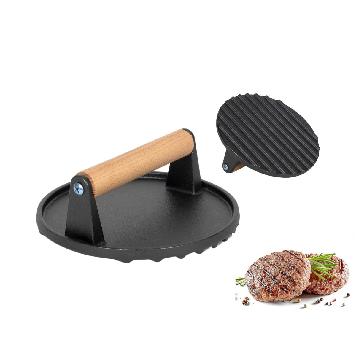 Cast Iron Grill and Sandwish Press 1KG