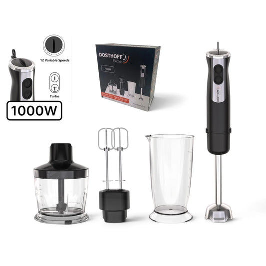 Dosthoff Deluxe 4 in 1 Hand Blender 1000W