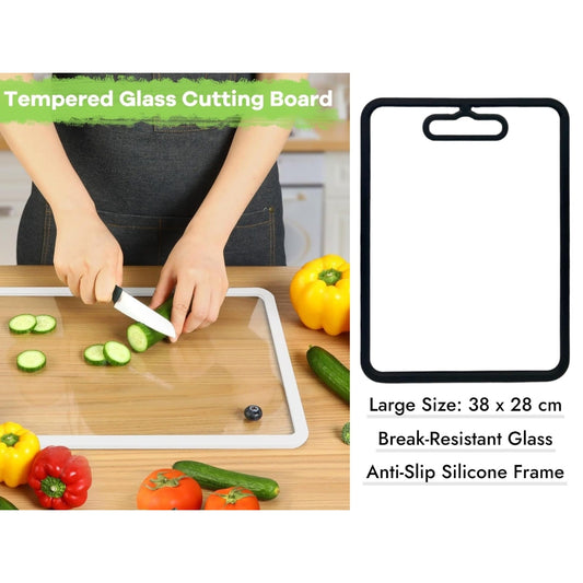 Dosthoff Tempered Glass Cutting Board 38 cm