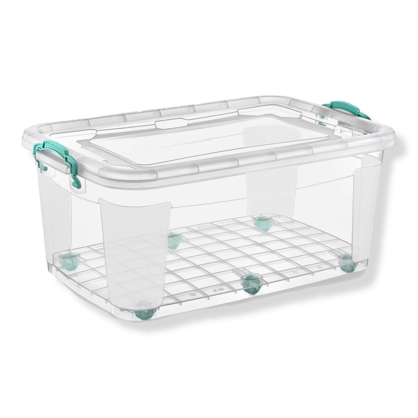 Wheelie Clear Storage Box 40 Lt