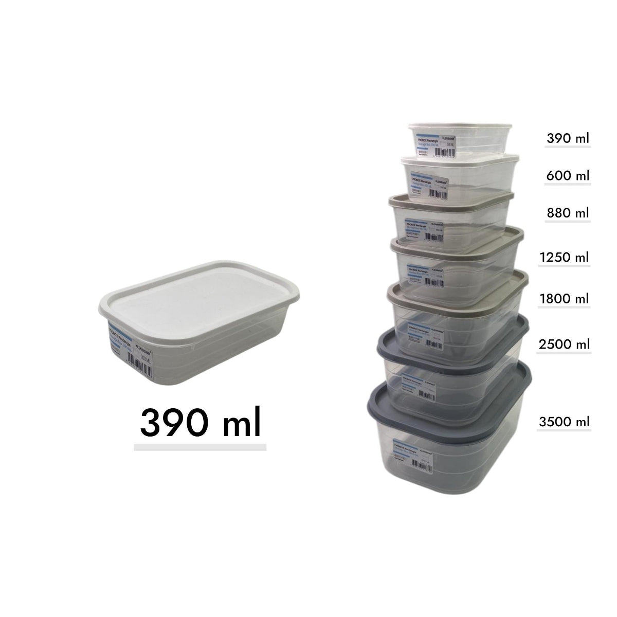 Probox Rectangular Food Storage Box 390 ml