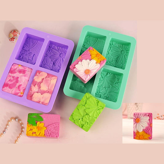Flower Blossom Silicone Mold for Soap