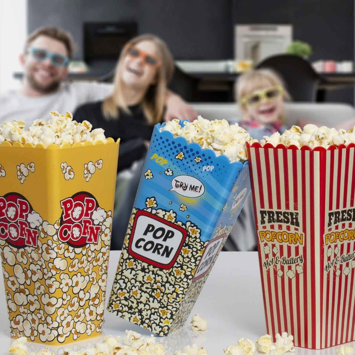 Squared Popcorn Bucket