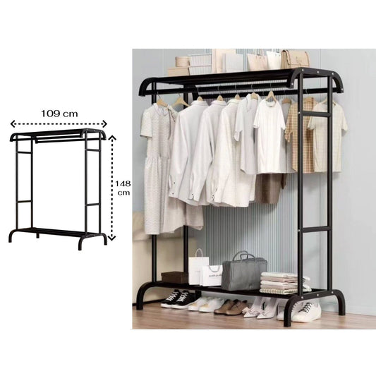 Heavy Duty Freestanding Wardrobe Metal Clothing Rack