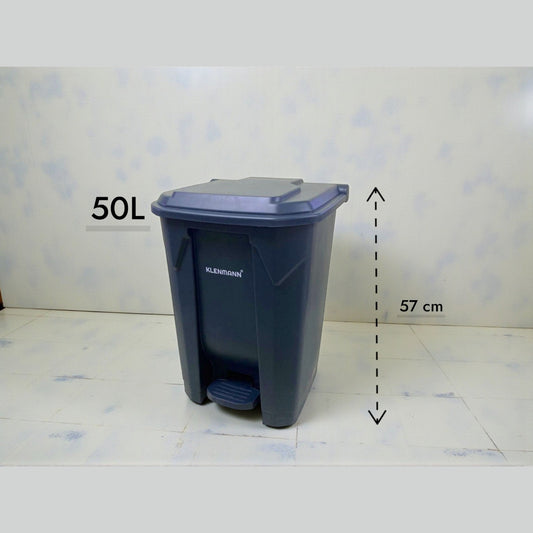 Heavy Duty Plastic Pedal Dustbin 50L