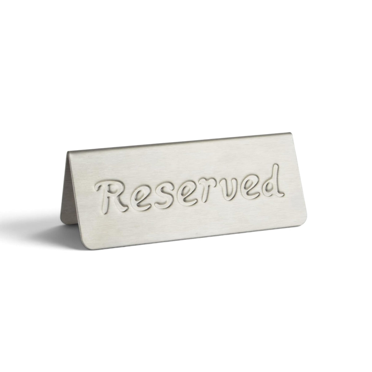 SS Engraved Reserved Table Signs for Restaurants