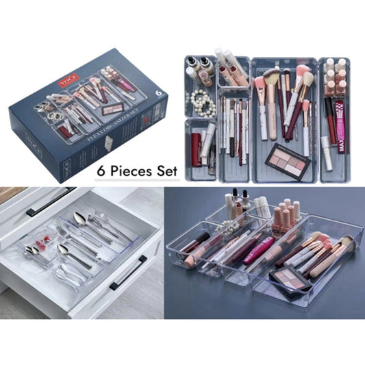 Acrylic Flexi 6 pieces Organizer Set