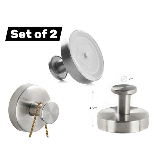 SS304 Hanger w Strong Acrylic Sticking Back Suction X2