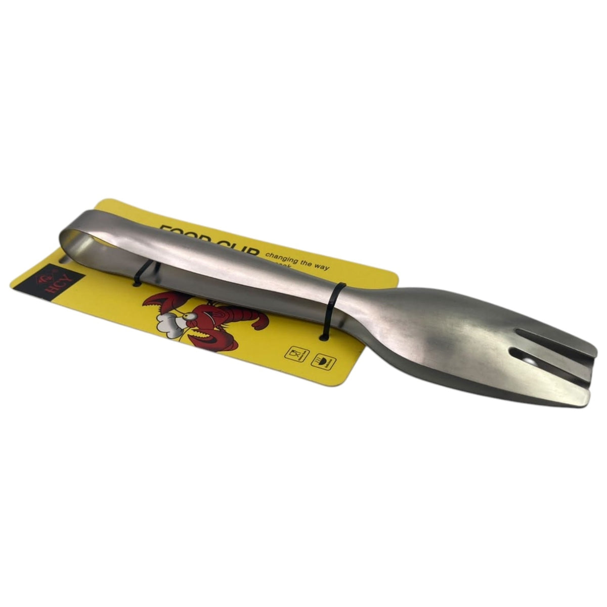 Stainless Steel Salad Tong Fork and Spoon Shape