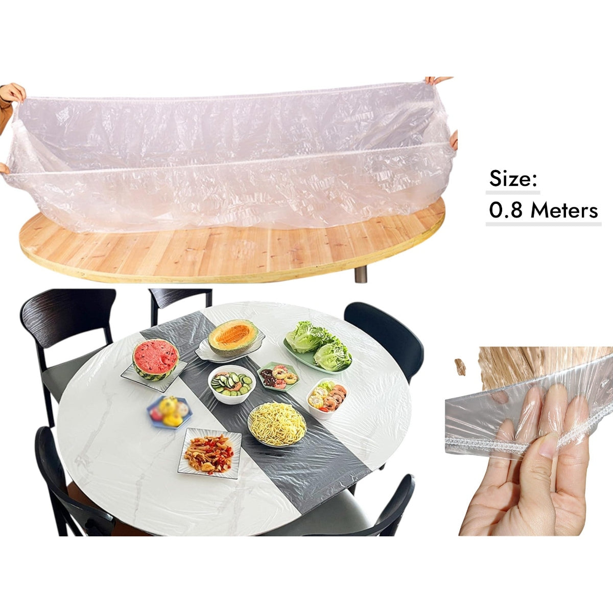 Elastic Disposable Tablecloth X10 pieces ( 7 Sizes )