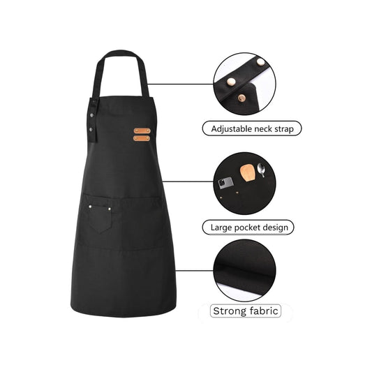 Professional Apron with Pockets and Pen Holder