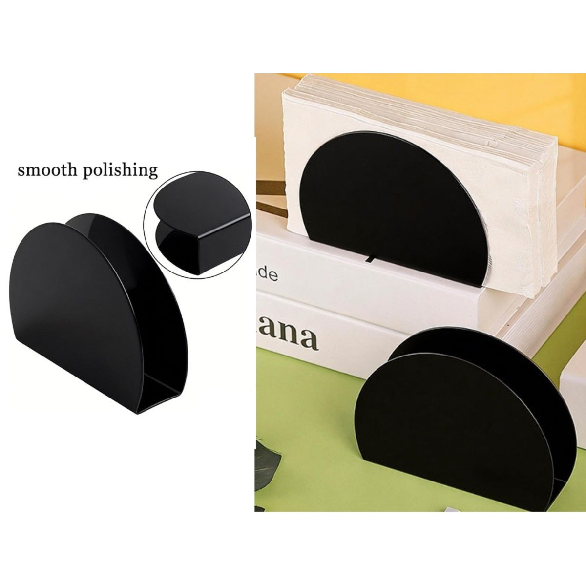 Black Tissue Holder
