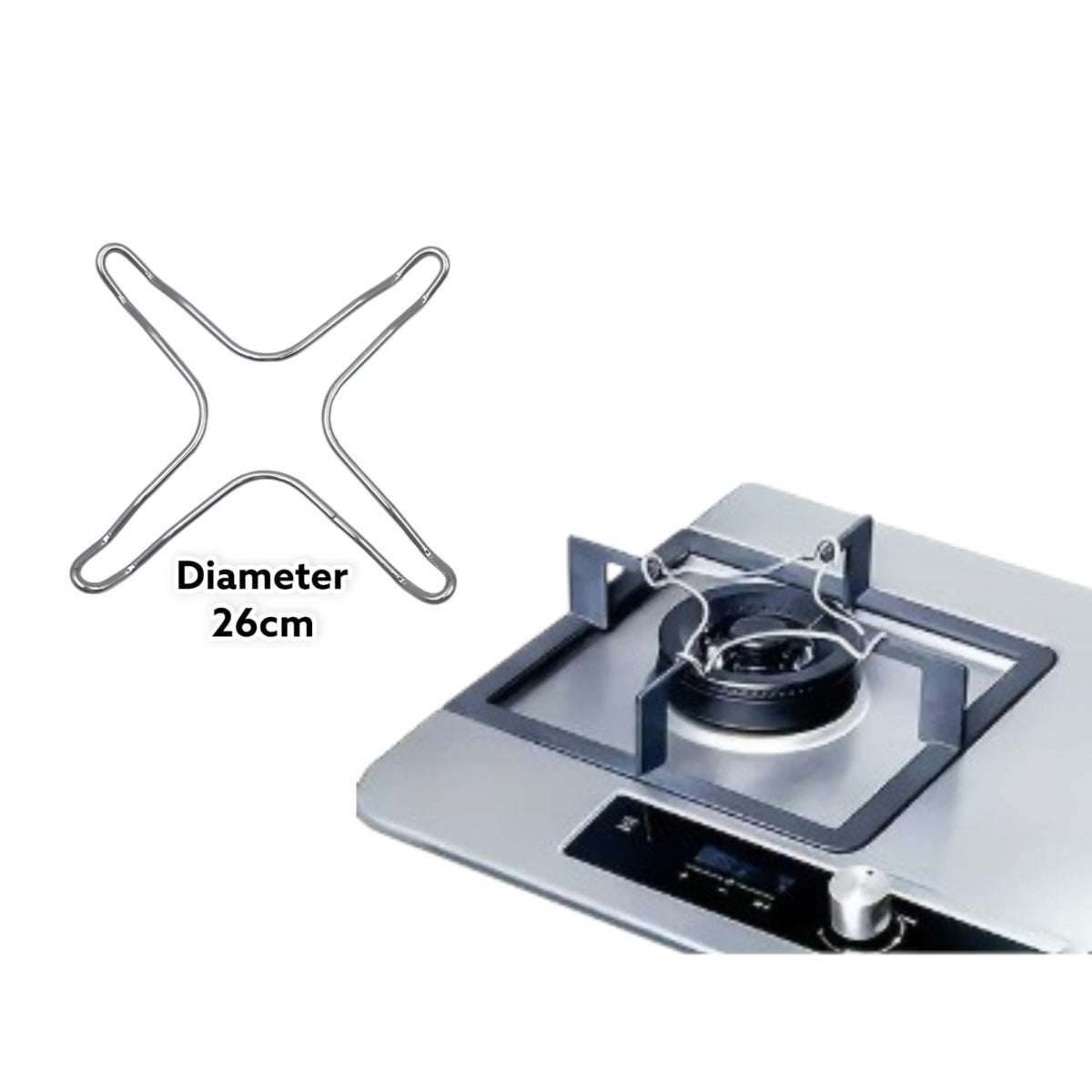 Steel Support for Hobs - MADE IN ITALY - 27 cm