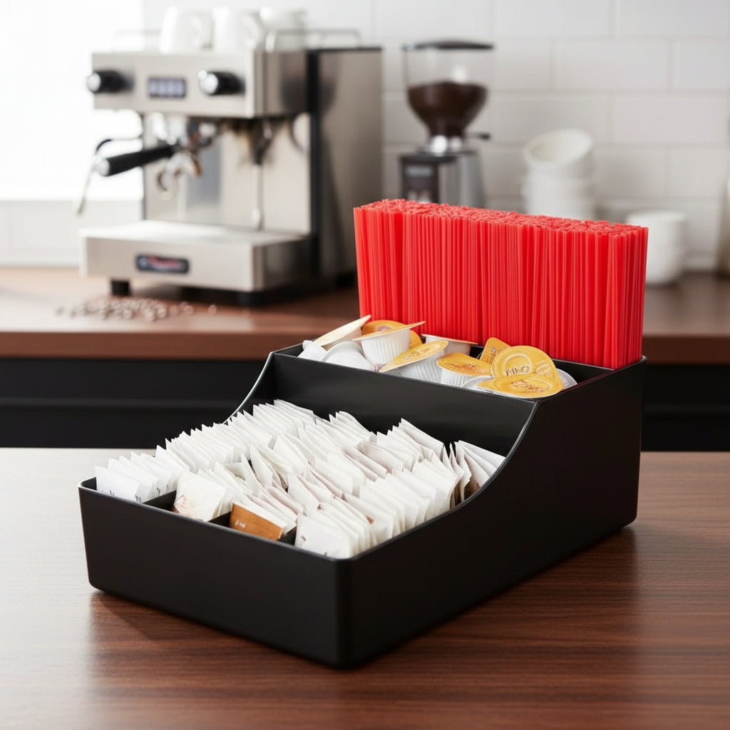 Rectangular Multi Grids Disposable Coffee Shop Organizer