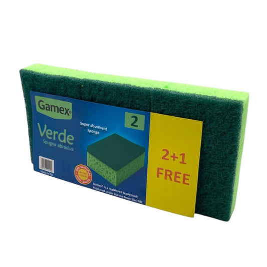 Gamex "Verde" Anti- Bacterial Super Absorbent X2+1 Free