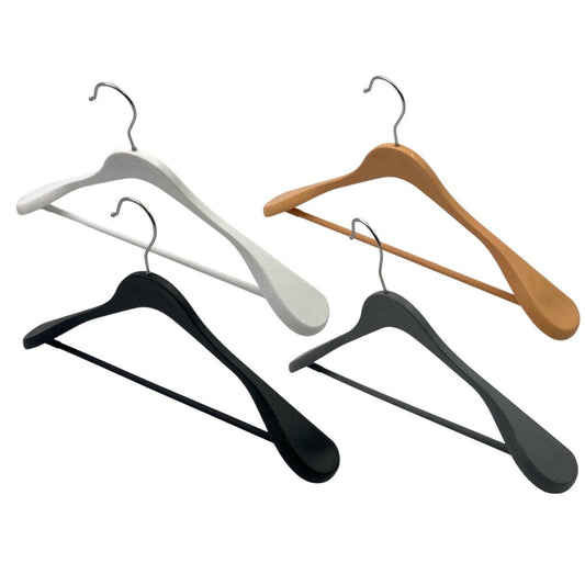 High Quality Plastic Suit Hanger with Large Shoulders