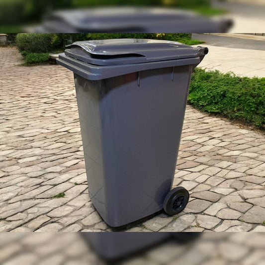 Heavy Duty Wastebin with Wheels 240 L