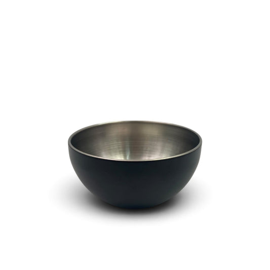 Matte Black Small Stainless Steel Snack Bowl 12 cm