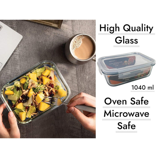 Dosthoff Leak Proof Glass Food Container 1040 ml