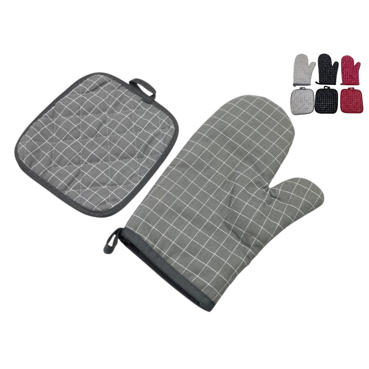 Oven Mitt & Potholder Classic Design